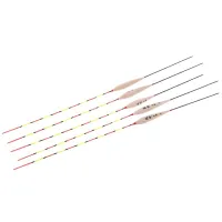 5 Pcs Fishing Float Night Luminuous Tackle Glow Stick Wood Accessories With  Lures  Baits