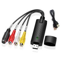 USB2.0 VHS To DVD Converter USB 2.0 Capture 4 Channel Video TV DVD VHS Audio Capture Adapter Card TV Video DVR Adapters Cables