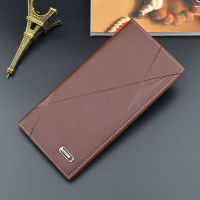 2020 New Mens Wallet Long Thin Youth Soft 3 Fold Large Capacity Embossed Fashion Wallet LW02