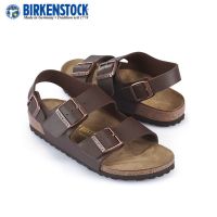 Birkenstock Narrow-fit Milano Dark Brown 034703 Birko-Flor® Sandal 100% Authentic