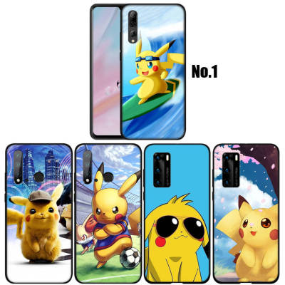 WA12 Cartoon Pikachu อ่อนนุ่ม Fashion ซิลิโคน Trend Phone เคสโทรศัพท์ ปก หรับ Huawei Nova 7 SE 5T 4E 3i 3 2i 2 Mate 20 10 Pro Lite Honor 20 8x