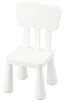 MAMMUT Childrens chair, in/outdoor/white (มัมมุต เก้าอี้เด็ก, ใน/นอกอาคาร/ขาว)