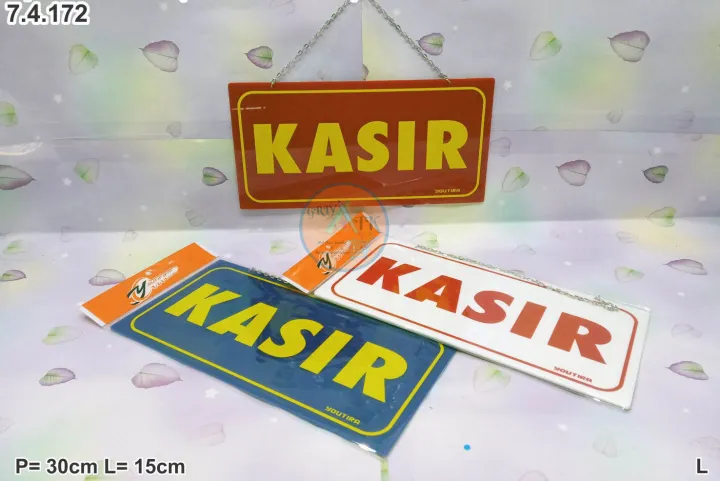 Sign Board Acrylic Label Tulisan Akrilik Kasir Gantung Dilengkapi Rantai Lazada Indonesia 4120