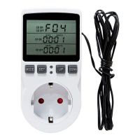 LCD Digital Thermostat Temperature Controller Socket Outlet With Timer Switch Heating Cooling  Adjustment