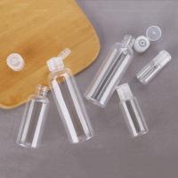 【YF】❁❁♟  1Pc Transparent Refillable Bottles Flip Top Cap Cosmetics Shampoo Conditioner 5ml-250ml