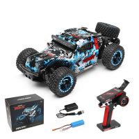 WLtoys รถบรรทุกตีนโตดริฟท์สำหรับเด็กรถ RC ดริฟท์ออฟโรดรีโมตควบคุมวิทยุไฟ LED 2.4ก. 4WD 1:28