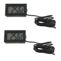 2X NEW Digital LCD Temperature Gauge Probe Sensor -50°C TO +110°C Range