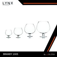 JJGLASS - (LYNX) BRANDY 1005 - แจกันแก้ว แฮนด์เมด ทรงบรั่นดี แบบปากตัด เนื้อใส มี 4 ขนาด สูง 15 ซม., 20 ซม., 25 ซม. และ 31 ซม.