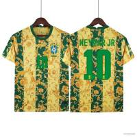 เสื้อกีฬาแขนสั้น ลายทีมชาติฟุตบอล Brazil Jersey Neymar YP2 2022 23 พลัสไซซ์ PY2