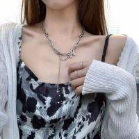 มาใหม่ Fashion necklace สร้อยคอเงินแท้925 เวอร์ชั่นเกาหลีแฟชั่น Style รูปแบบใหม่ (สินค้าพร้อมจัดส่ง)