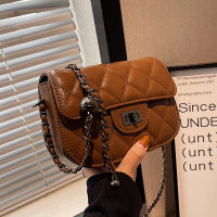 This Years Popular Small Bag Womens Autumn And Winter 2022 New Fashion Minority Design Rhombus Chain Bag Popular Shoulder Bag