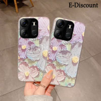 เคส Nillkin สำหรับ Tecno POP 7Pro เคสโทรศัพท์ลายดอกไม้ลายการ์ตูนเคสฝาหลังกันกระแทกแฟชั่นนิ่ม TPU สำหรับปลอกซิลิโคน Tecno POP 7 Pro