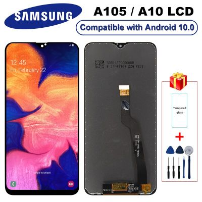 สำหรับ Samsung Galaxy A10แสดงผล A105f A105/Ds Sm-a105f A10แอลซีดีจอแสดงผลเครื่องอ่านพิกัดหน้าจอสัมผัสสำหรับ Galaxy A105 Lcd