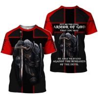 2023 In stock  Details about  Knights Templar Put On The Full Armor Of God 3D All Over Printed T-shirt XX 85Fy 24WU，Contact the seller to personalize the name and logo