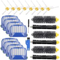 24Pcs Replacement Parts for IRobot Roomba 600 500 Series Vacuum Cleaner,8 Filter 8 Side Brush 3 Bristle &amp; 3 Beater Brush