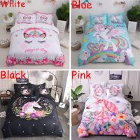 Cute Unicorn Bedding Set 3in1 Bedsheet Set