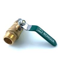1/2 Brass Ball Valve Male to Female Water Gas Oil With Lever Handle Copper Plumbing Tap
