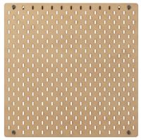 SKÅDIS Pegboard, wood, 56x56 cm (สกัวดิส แผ่นเส้นใยไม้อัด, ไม้, 56x56 ซม.)