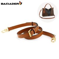 BAMADER Adjustable Bag Strap Leather Brown Crossbody Shoulder Strap High Quality luxury Women Girl Replacement Bag Strap