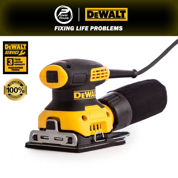 DEWALT DWE6411 1/4 Sheet Palm Grip Sander Lazada