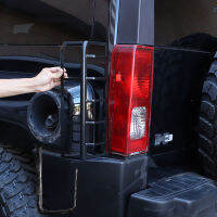 สำหรับ Hummer H3 2005-2009เหล็กคาร์บอนสีดำรถด้านหลังกันชนไฟท้ายกรอบครอบตัดอุปกรณ์เสริมในรถยนต์