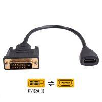 Konsol Game Kabel Adaptor DVI Latensi Rendah untuk Konektor Konversi Konverter Kompatibel HDMI Aksesori PC Desktop