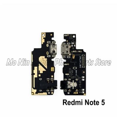 ไมโครโฟน USB ชาร์จพอร์ตตัวเชื่อมต่อสายแผงวงจรเคเบิลแบบยืดหยุ่นสำหรับเปลี่ยน5a Xiaomi Redmi Note 5