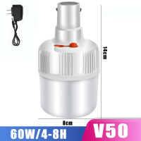 6080100W Camping Light Outdoor Solar LED Bulb Lights Battery Charge Portable LED Lantern Light Home Night Market Tent Lamp