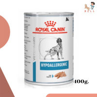 ?ส่งด่วน พร้อมส่งRoyal canin hypoallergenic can อาหารสุนัขแพ้อาหาร แบบกระป๋อง 400 gเก็บเงินปลายทาง ✨