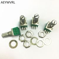 6PIN stereo/pa/sealing potentiometer R09710K B10K 100K B100K  20K B20K 5K B5K 50K B50K 15mm B10K B5K Double Rotary Potentiometer