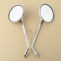 Motorcycle Side Mirrors Round For Honda CB750 CB500 CB1000 CB900 CB650 Chrome Motorbike Rear View Mirror Mirrors