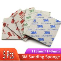 5 pieces Sanding Softback Wet Dry Sponge Sandpaper Sanding Disc 500-1500 Grit Mold Electronic Plastic Mobile Phone Polishing