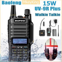 กันน้ำ walkie Baofeng UV-9R plus วิทยุสื่อสาร 15W อินเตอร์คอมสองช่อง ระยะไกล 5-15km สีดำ 8000mah 136-174/400-520Mhz เครื่องวิทยุสื่อสาร วิทยุสองทาง เครื่องส่งรับวิท