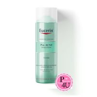 Eucerin Pro ACNE SOLUTION TONER ขนาด 200 ml โทนเนอร์ปรับสมดุลผิว สลายความมันอุดตันล้ำลึก(แท้100%)