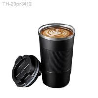 ⊙✱△ 20pr3412 Caneca De Café Térmica Aço Inoxidável Garrafa Thermo Antiderrapante Viagem Frasco Vácuo À Prova Vazamento Chá Leite Água Cerveja