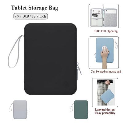 Sleeve Bag for iPad Bags Tablet Storage Bag Portable PU Soft Tablet Sleeve For iPad 7.9 10.9 12.9 Inch Wear-resisting Case