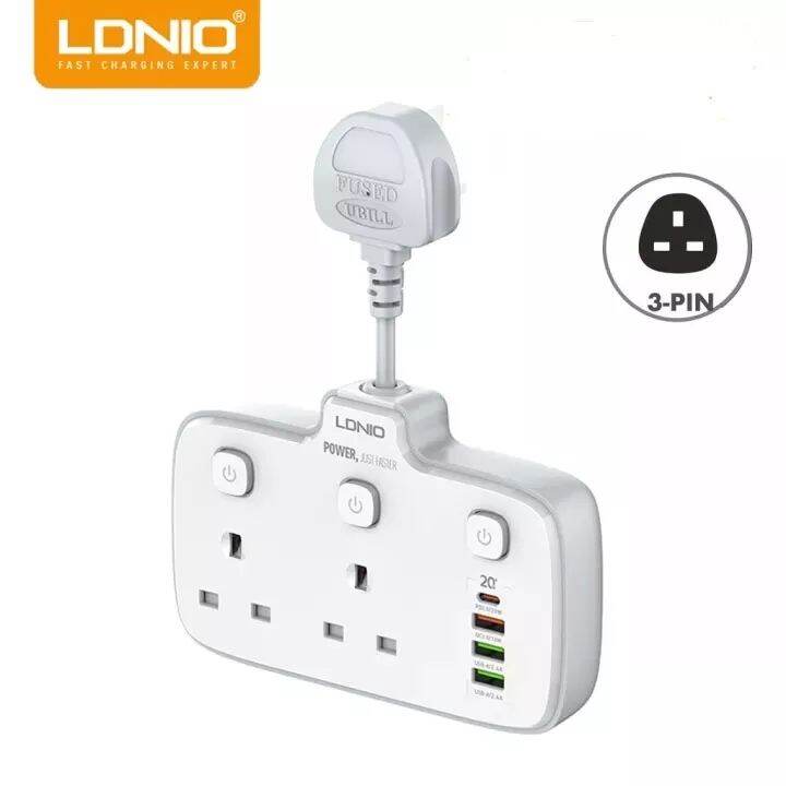 LDNIO Smart Power Strip Multi Plug Panel Porous Wireless Converter