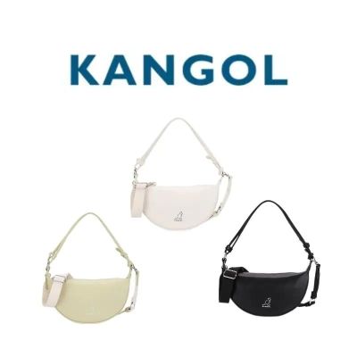 【ขายดี】Kangolϟ3190 กระเป๋าสะพายข้างลําลอง หนัง Pu แบบพกพา