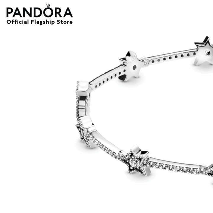 pandora-silver-celestial-stars-bracelet-เครื่องประดับ-สร้อยข้อมือ-สีเงิน-เงิน-สร้อยข้อมือสีเงิน-สร้อยข้อมือเงิน-ชาร์ม-สร้อยข้อมือแบบชาร์ม