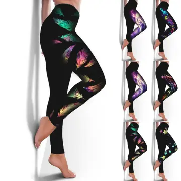 Printed Yoga Pants Women Push Up Professional Running Fitness Gym Sport Leggings  Tight Trouser Pencil Leggins