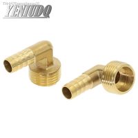 ❧● Hose Barb OD 6-19mm 90 Degree Male Thread 1/8 1/4 3/8 1/2 BSP Elbow Brass Barbed Fitting Coupler Connector Adapter Copper