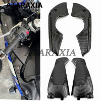 ชิ้นส่วนรถจักรยานยนต์แผงด้านข้างด้านบนด้านหน้าคาร์บอนไฟเบอร์สี Air Intake Cooler ฝาครอบ Fairing Cowl สำหรับ YAMAHA YZF R1 R1 2009-2014