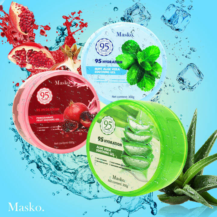 92 Aloe Vera & Vitamin E Soothing Gel Moisturizing Brightening