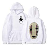 Anime Spirited Away Hoodie Manga No Face Man Pocket Graphic Sweatshirt Mens s Fashion Casual Oversized Pullover Harajuku Size XS-4XL