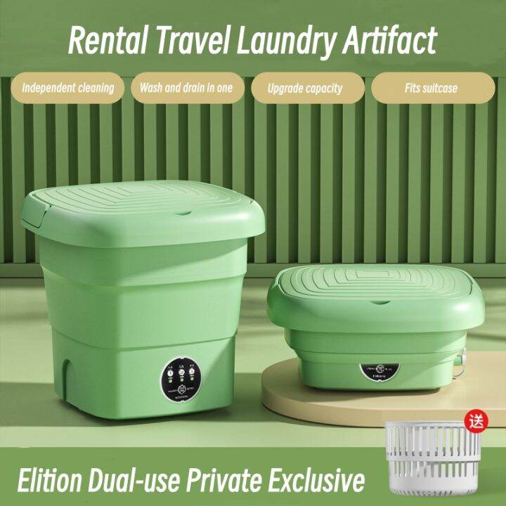 Mini Washing Machine With Dryer Portable Foldable Small Washing Machine