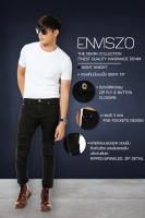 ENVISZO JEANS 1003 กางเกงยีนส์ขายาว สีดำ