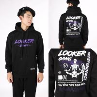 HOODIE ผ้าสำลีหนานุ่ม แบรนด์ LOOKER รอบอก 44 ยาว 28 นิ้ว