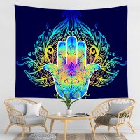 Indian Buddha Statue Meditation Tapestry Wall Hanging Mandala Tapestries Wall Cloth Psychedelic Yoga Wall Hanging