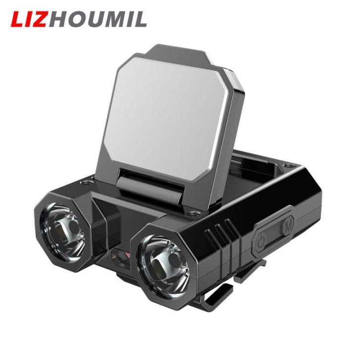 lizhoumil-ไฟกิ๊บติดหมวกอเนกประสงค์ไฟหน้ารถมอเตอร์ไซค์แบบ-led-ชาร์จ-usb-ไฟฉุกเฉินกลางแจ้งสำหรับตั้งแคมป์กลางคืนตกปลา