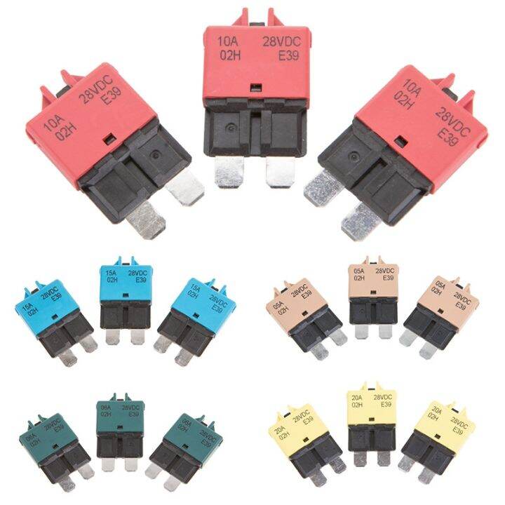 【Taiyong Electric】 Circuit Breaker Blade Fuse 12V 24V Resettable 5 30A